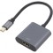 Adaptor DisplayPort la HDMI 0.15m Gri