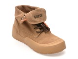 Ghete GRYXX maro, 26601, din piele intoarsa