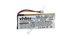 &Icirc;nlocuire baterie pentru căști fără fir VHBW pentru Sena 1ICP52/248P 1S1P - 500 mAh 3,7 V Li-polimer