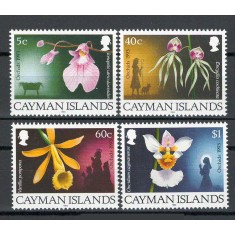 Cayman Islands 1993 Mi 694/97 MNH, nestampilat - Orhidee