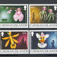 Cayman Islands 1993 Mi 694/97 MNH, nestampilat - Orhidee