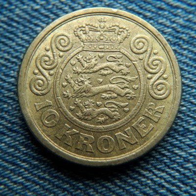 1L - 10 Kroner 1995 Danemarca foto