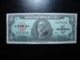 CUBA 5 PESOS 1960 SUPERBA
