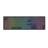 Tastatura gaming Redragon Crux neagra iluminare RGB