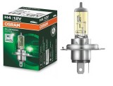 Bec auto halogen Osram H4 12V; 60/55W; allseason super; 30% mai multa lumina; galben; P43t; 64193ALS, 1 buc.