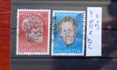 TS21 - Timbre serie CCCP - Elvetia - Helvetia 1985 Mi1294 95