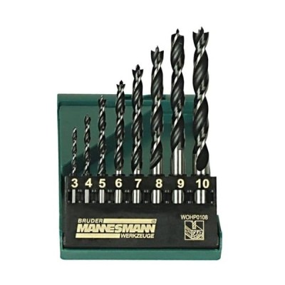 Set burghie pentru lemn Mannesmann 54308, O3-10 mm, 8 piese foto