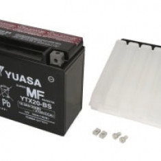 Baterie AGM/Dry charged with acid/Starting YUASA 12V 18,9Ah 270A L+ Maintenance free electrolyte included 175x87x155mm Dry charged with acid YTX20-BS