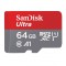 Card memorie SanDisk Ultra microSDXC 64GB, 100MB/s, cu adaptor SD