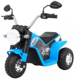 Mini Motocicleta electrica, Mercedes-Benz ZETROS, 12V/10Ah, 3 viteze, roti spuma EVA, lumina LED, comutator, portbagaj, Oem