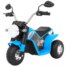 Mini Motocicleta electrica, Mercedes-Benz ZETROS, 12V/10Ah, 3 viteze, roti spuma EVA, lumina LED, comutator, portbagaj