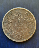 5 Francs 1876, Franta - A 3340, Europa