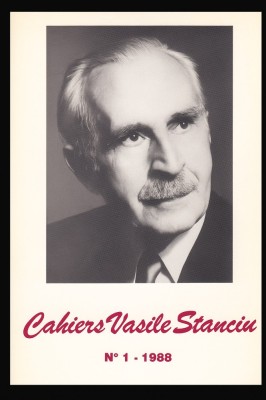 Cahiers Vasile Stanciu, vol. 1 1988 foto
