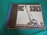 MANUAL DE &Icirc;NTREȚINERE MACARA KC 5363 25 T* URSS * J