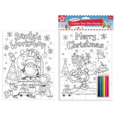 Kids Create - Set creativ Coloreaza propriul puzzle foto