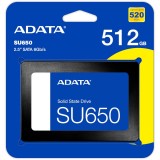Solid State Drive ADATA Ultimate ASU650SS-512GT-R, 512 GB, SATA 3, 2.5 inch