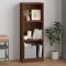 vidaXL Bibliotecă cu 3 niveluri stejar maro 40x24x109 cm lemn compozit