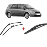 Cumpara ieftin Set 3 stergatoare RENAULT GRAND SCENIC II (JM0/1_) 2004-2009, parbriz si luneta, Valeo Silencio