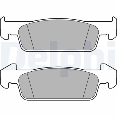DELPHI LP2663 set placute frana,frana disc foto