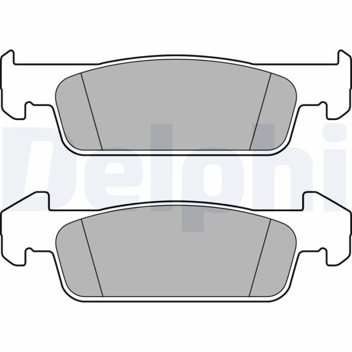 DELPHI LP2663 set placute frana,frana disc