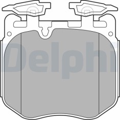 Set placute frana fata DELPHI Bmw Seria 3 (G20/G21 G80/G81) 2018- Seria 5 (G30/G31 F90) 2016- Seria 6 GT (G32) 2017- Seria 7 (G11 G12) 2015- Seria 8