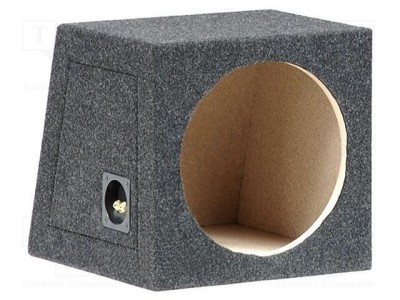 Carcasă difuzor BASSER MDF melanj negru 300mm &amp;Oslash; orificiu 282mm foto