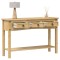 vidaXL Măsuță consolă Corona, 114x34,5x73 cm, lemn masiv de pin 4005666