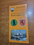 Pliant turistic - muntii fagaras - zona turistica balea - din anii &#039;80