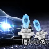 Set 2 becuri halogen H4 - P43 "HOD HI-POWER", putere 90/100W, lumina alba