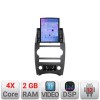 Navigatie Jeep Commander Android radio gps internet quad core 2+32 ecran vertical 9.7&quot; Kit-commander+EDT-E708 CarStore Technology