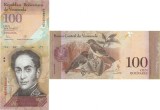 2015 (23 VI), 100 Bol&iacute;vares (P-93i) - Venezuela - stare UNC
