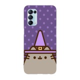 Husa compatibila cu Oppo A55, Viceversa, model Wizzard Pusheen, Silicon, TPU, Transparent, Carcasa