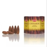 Cumpara ieftin Conuri parfumate Backflow - 40 Buc - Cinnamon