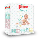 Scutece tip chilot pentru bebelusi Pine Pants - Pachet Advantage - Pine Maxi 9-15 kg x 48 buc