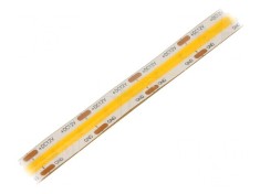 Bandă LED COB alb cald 12V IP65 10W/m pliabilă