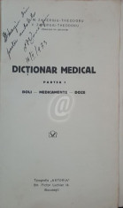 Dictionar medical. Boli, medicamente, doze, partea I foto