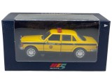 Machera politie Mercedes w123 galben 1:43