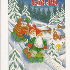 FA1 - Carte Postala - OLANDA - God Jul, circulata 2001