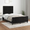 VidaXL Cadru de pat fără saltea Negru 120x190 cm catifea 3270586