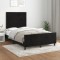 vidaXL Cadru de pat fără saltea Negru 120x190 cm catifea 3270586