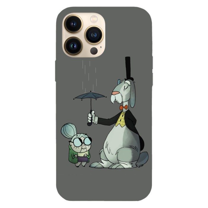 Husa compatibila cu Apple iPhone 15 Pro, Viceversa, model Mr Herriman and Anais Foster Home , Silicon, TPU