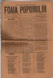 Foaia poporului - 3 numere de ziar - 1893-95