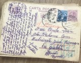 CPA01 Interbelic circulatie Militara - Roman Giulesti