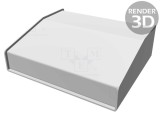 Carcasă desktop aluminiu 1456FE2BKBU 165mm x 140mm x 51mm