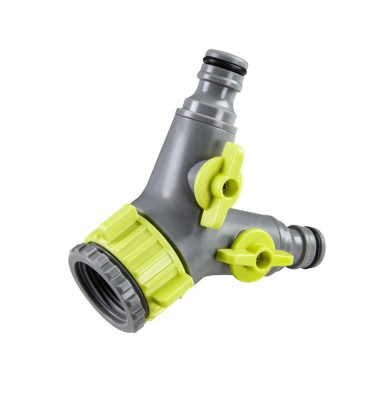 Conector furtun cu 2 cai Luxe, Gardex 403404 foto