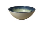 Bol pentru supa si ciorba, ceramica, albastru, model Lago,16 cm