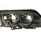Far Bmw Seria 3 (E46) Sedan/Combi 10.2001-06.2005 BestAutoVest fata dreapta tip bec H7+H7 , cu motoras, reflector negru, fara suport becuri