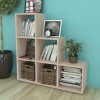 Bibliotecă &icirc;n trepte / Raft de expunere 107 cm Stejar