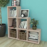Bibliotecă &icirc;n trepte / Raft de expunere 107 cm Stejar
