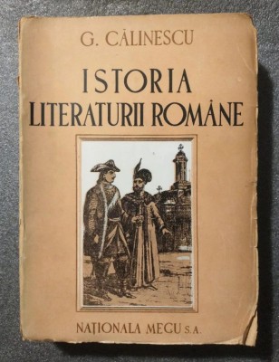 G. Călinescu - Istoria literaturii rom&amp;acirc;ne: compendiu foto